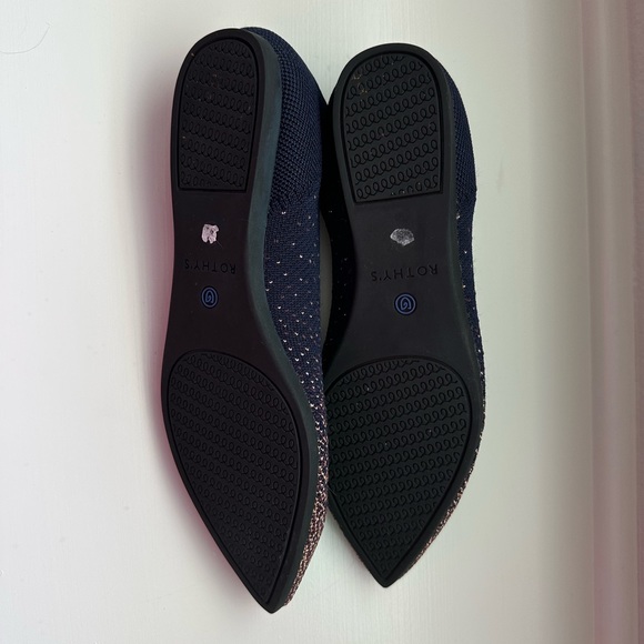 Rothy’s Midnight Metallic Points 6.5 - Picture 6 of 8